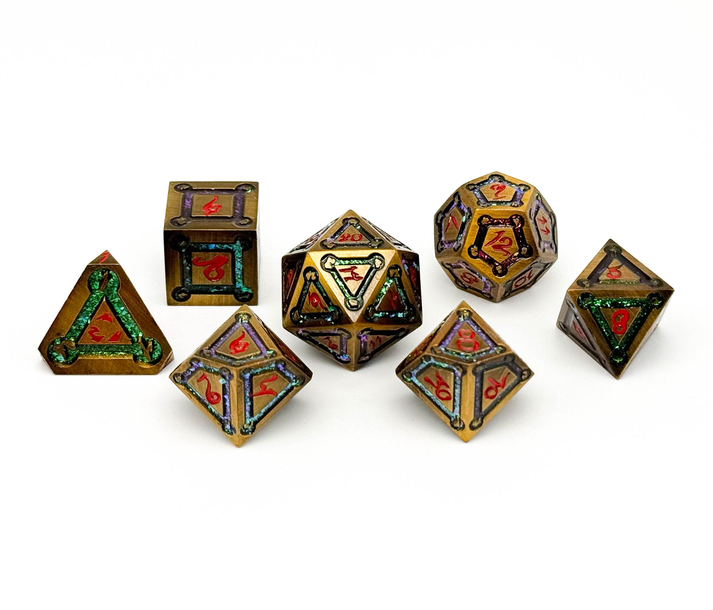 Spell Circle Mystery Dice Set Norse Foundry
