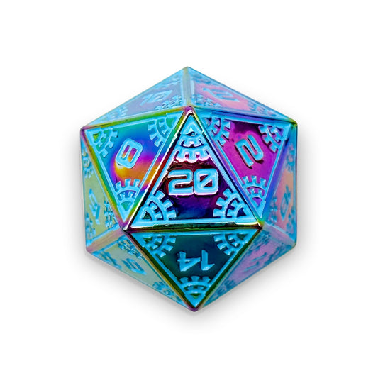 Space Dice Meteor Runestones™ - 25mm D20 - Stars of Auriga - Out of Play