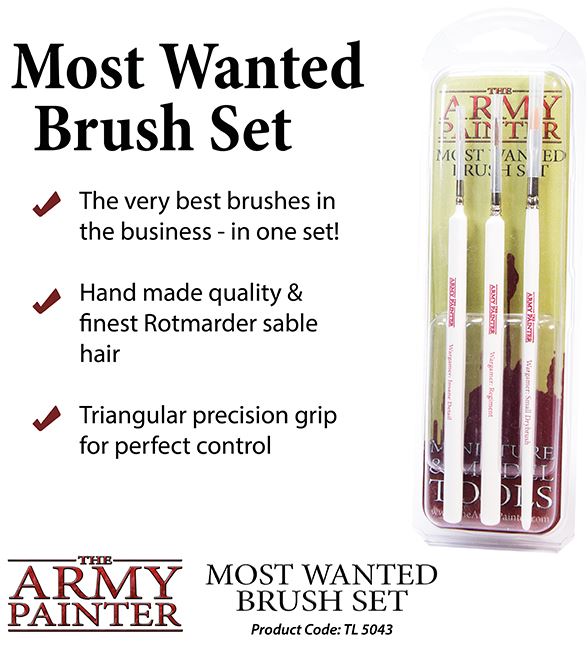 Most Wanted Brush Set - The Army Painter - Out of Play