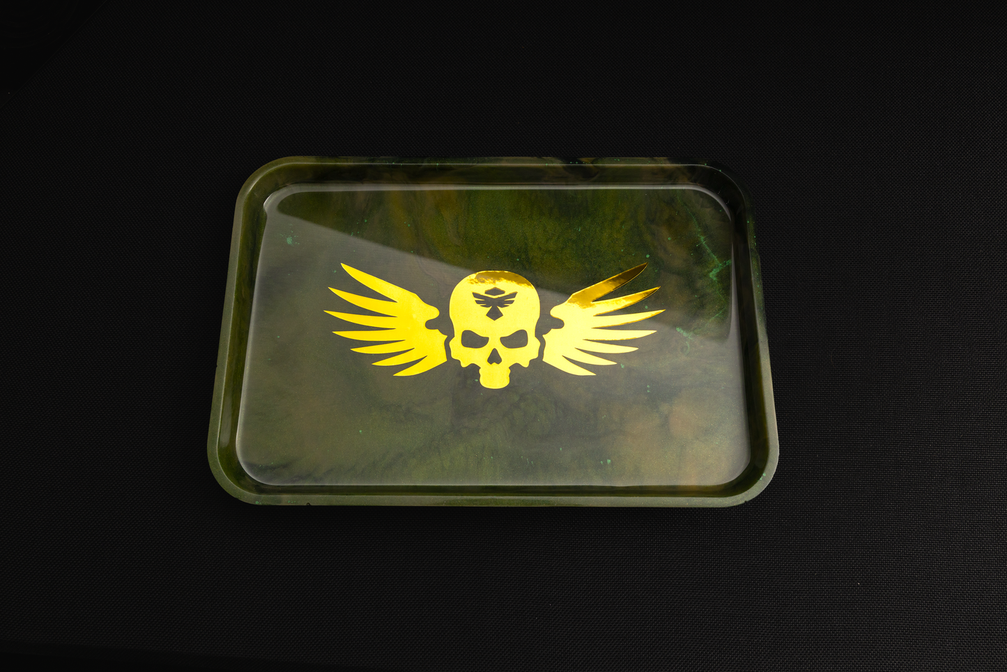 Hand-Cast Resin Dice Trays - Out of Play