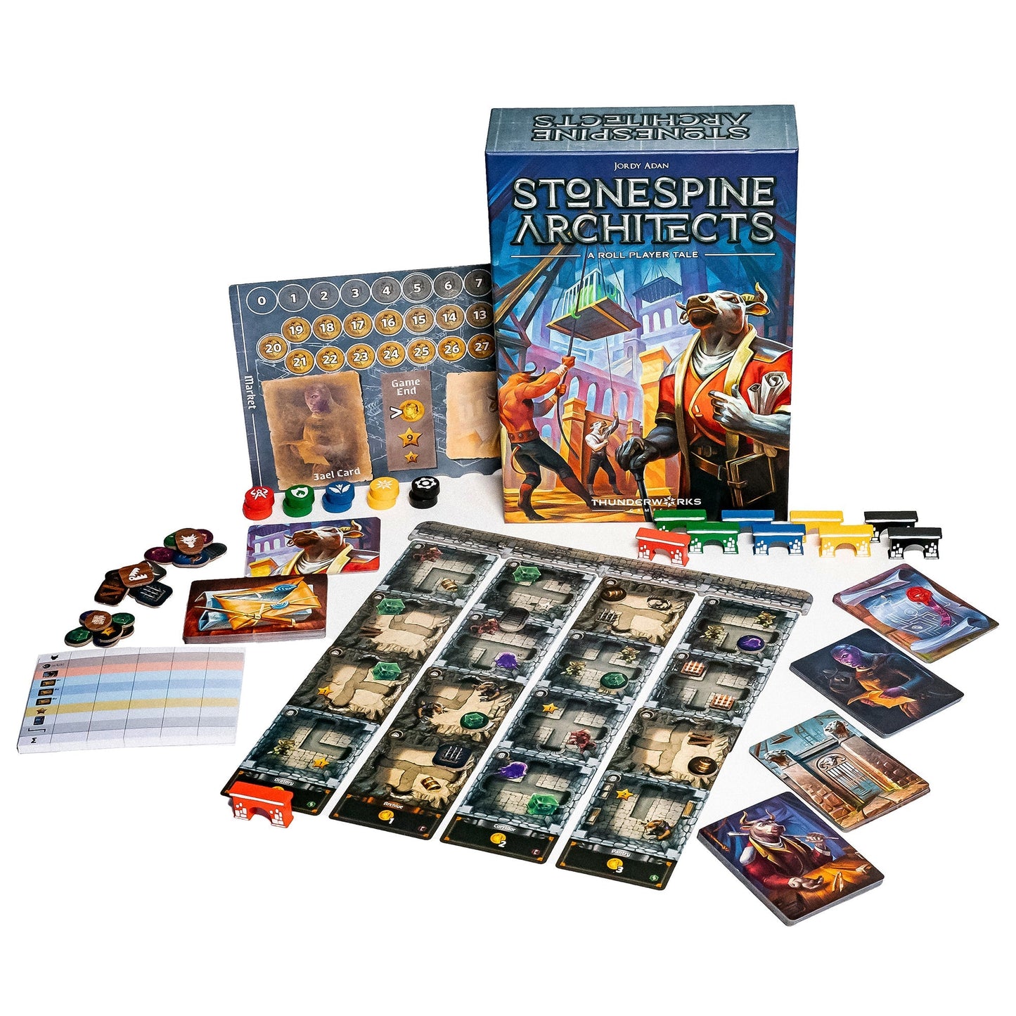 Stonespine Architects: A Roll Player Tale - Board Game - Out of Play