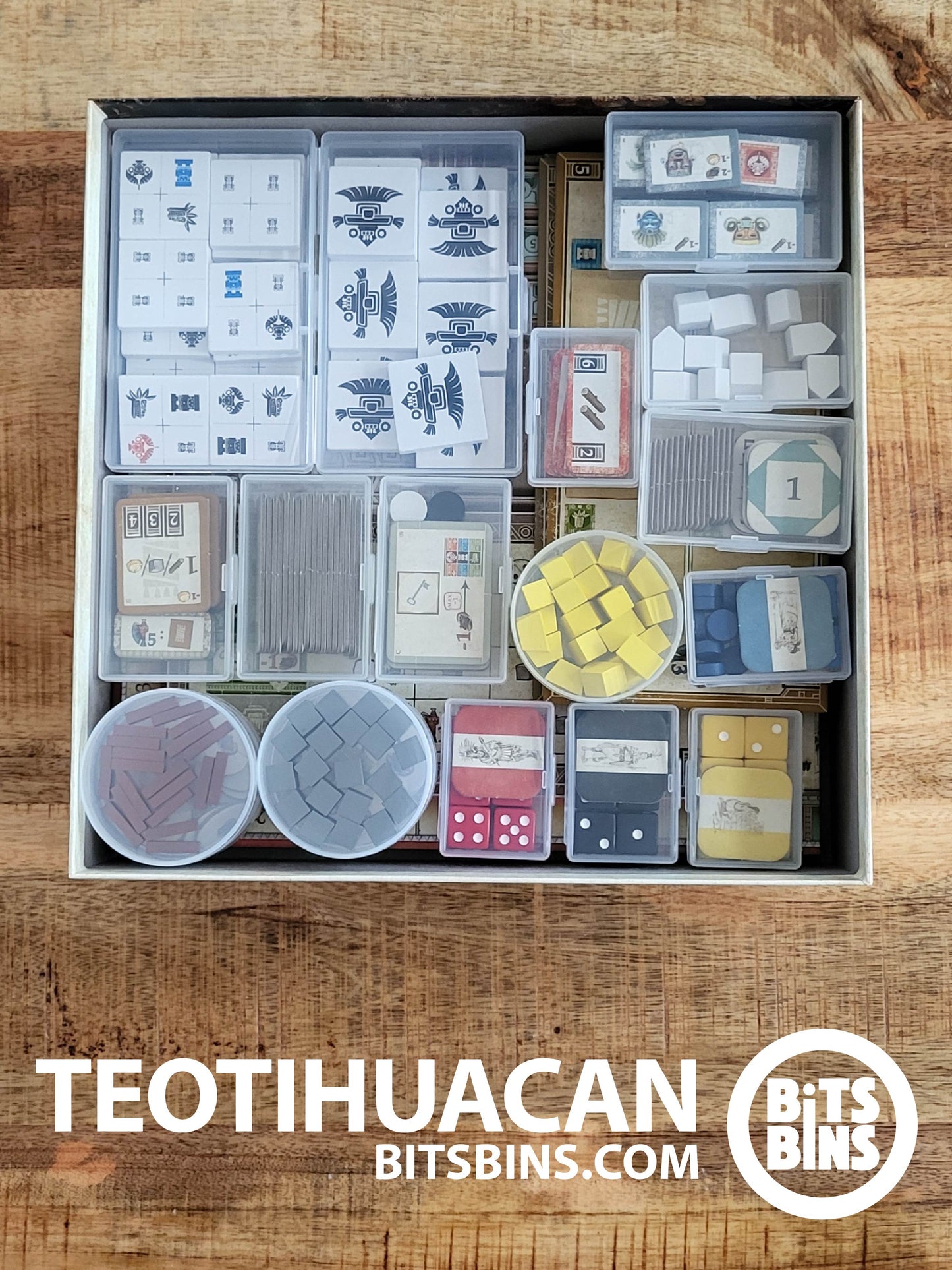 Bits Bins Teotihuacan City of Gods - 5 Pods, 5 Minis, 5 Originals, 1 XL, 2 TIles