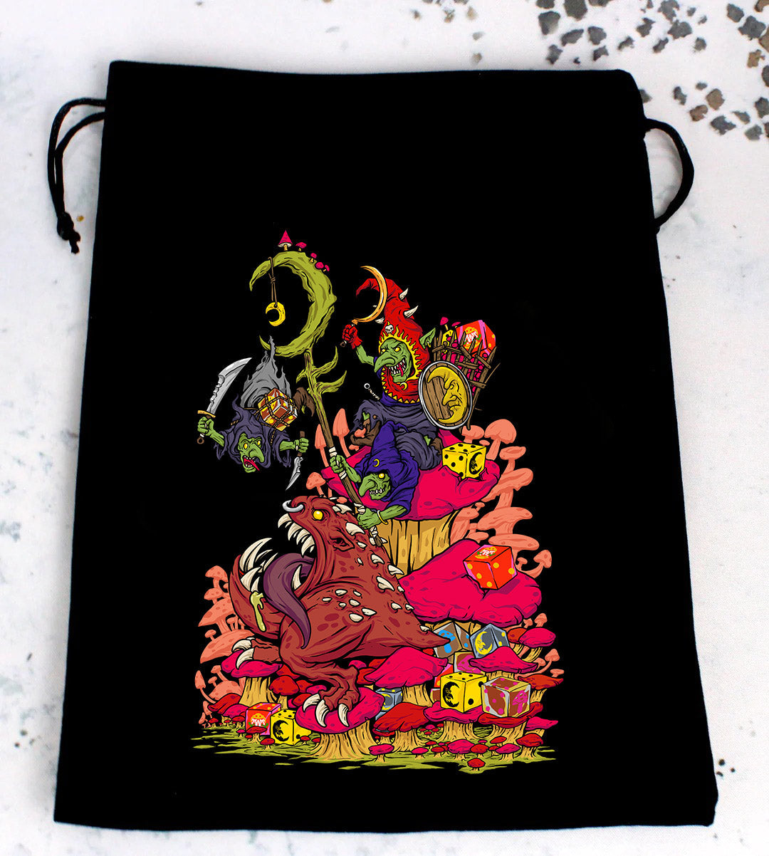 Premium Black Dice Bags - Out of Play