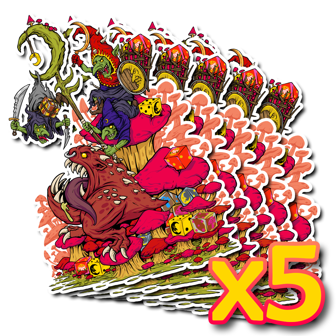 Premium Vinyl Stickers - Out of Play
