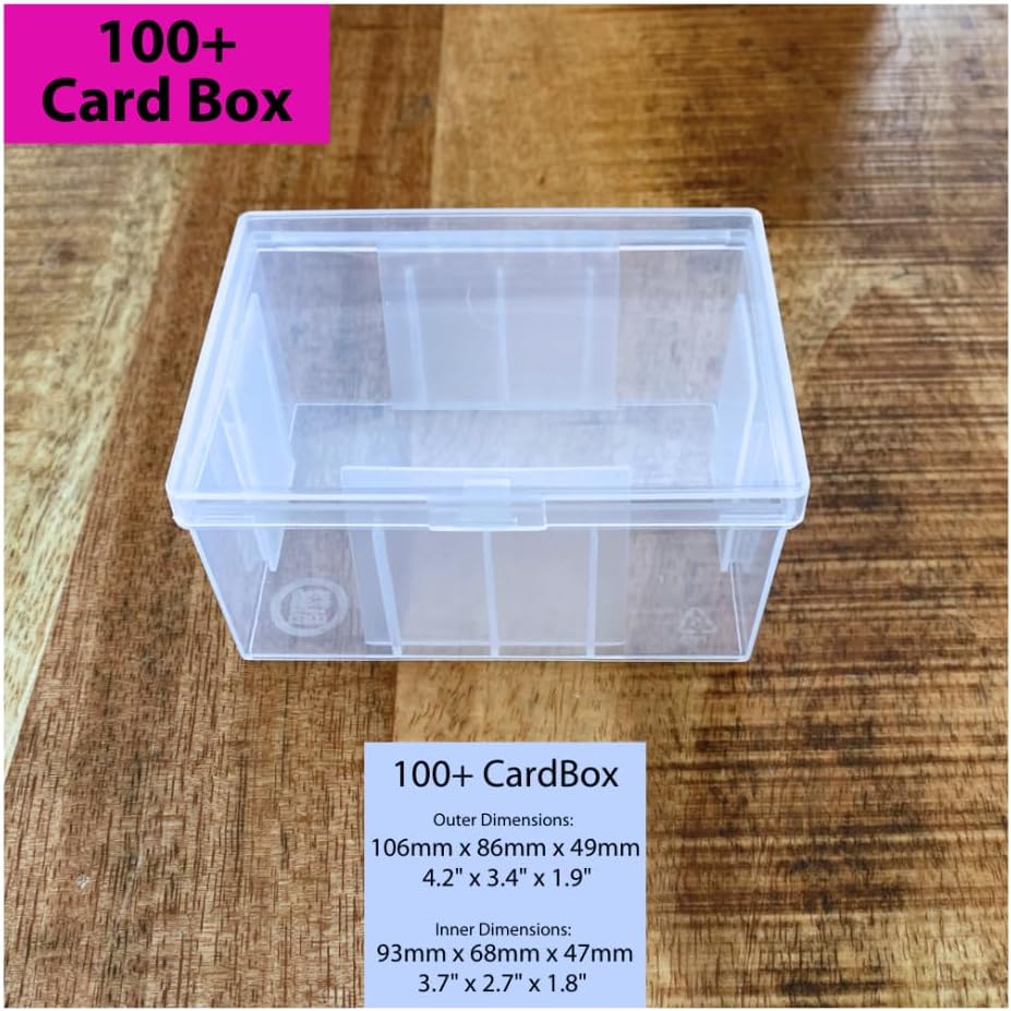 BitsBins Uno Card Deck Boxes: Stackable Design - Out of Play