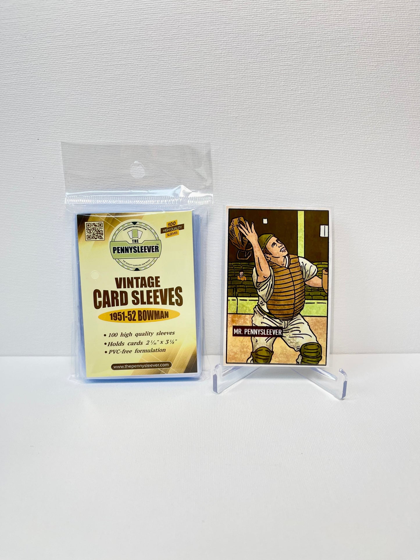 Vintage Card Sleeves 1951-52 Bowman (100 count) - Out of Play