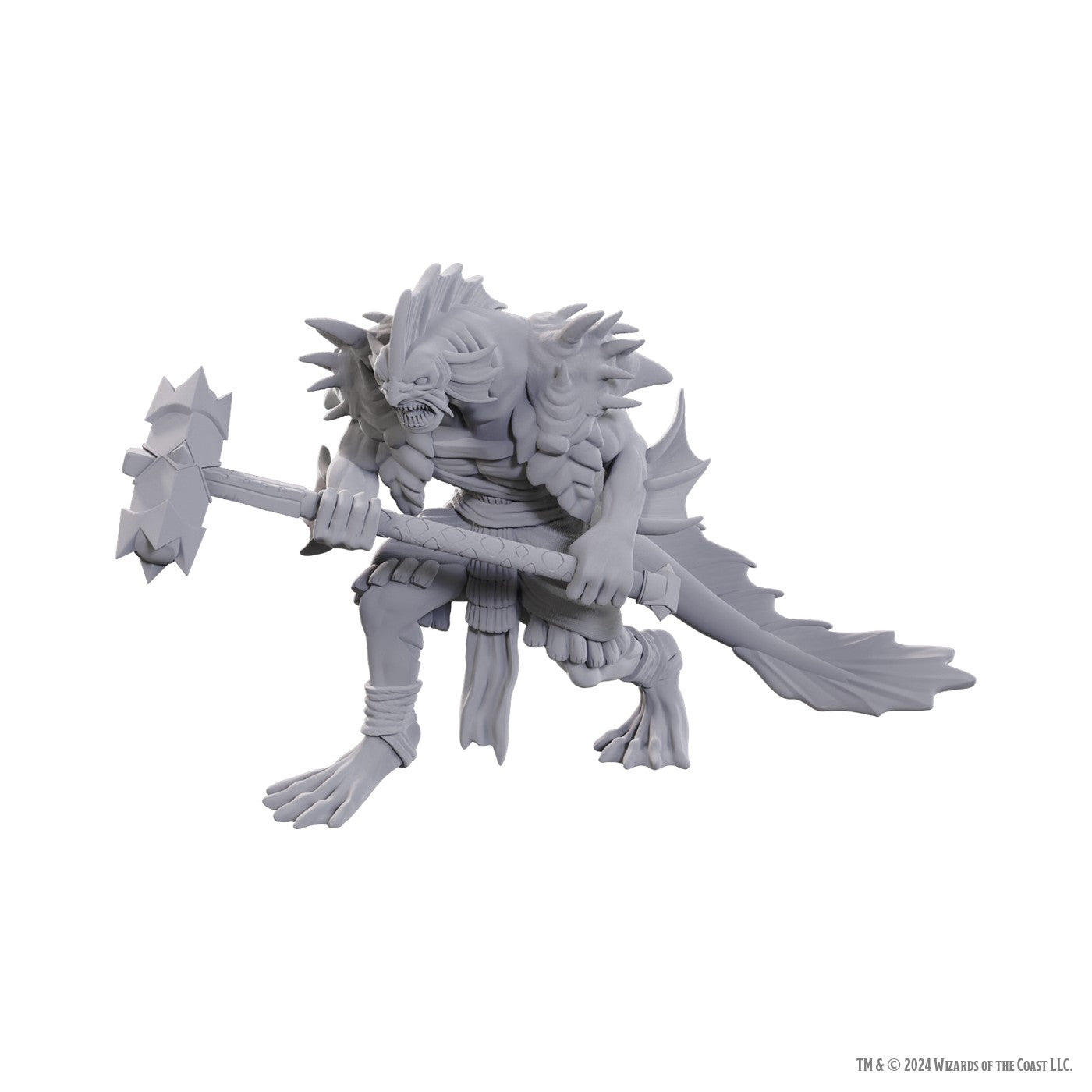 D&D Nolzur's Marvelous Miniatures: Sahuagin Coral Smasher - Out of Play