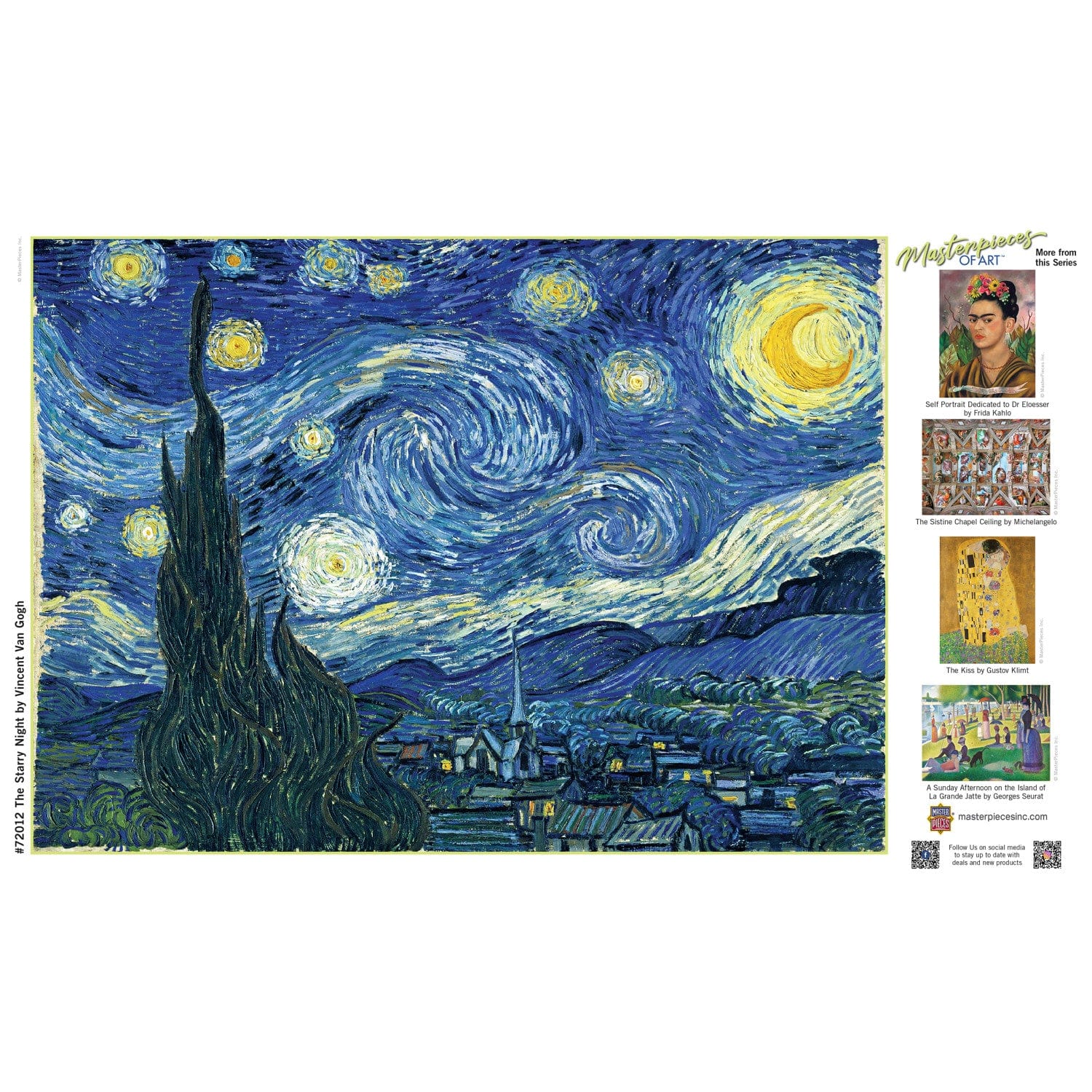 MasterPieces of Art - The Starry Night 1000 Piece Jigsaw Puzzle - Out of Play