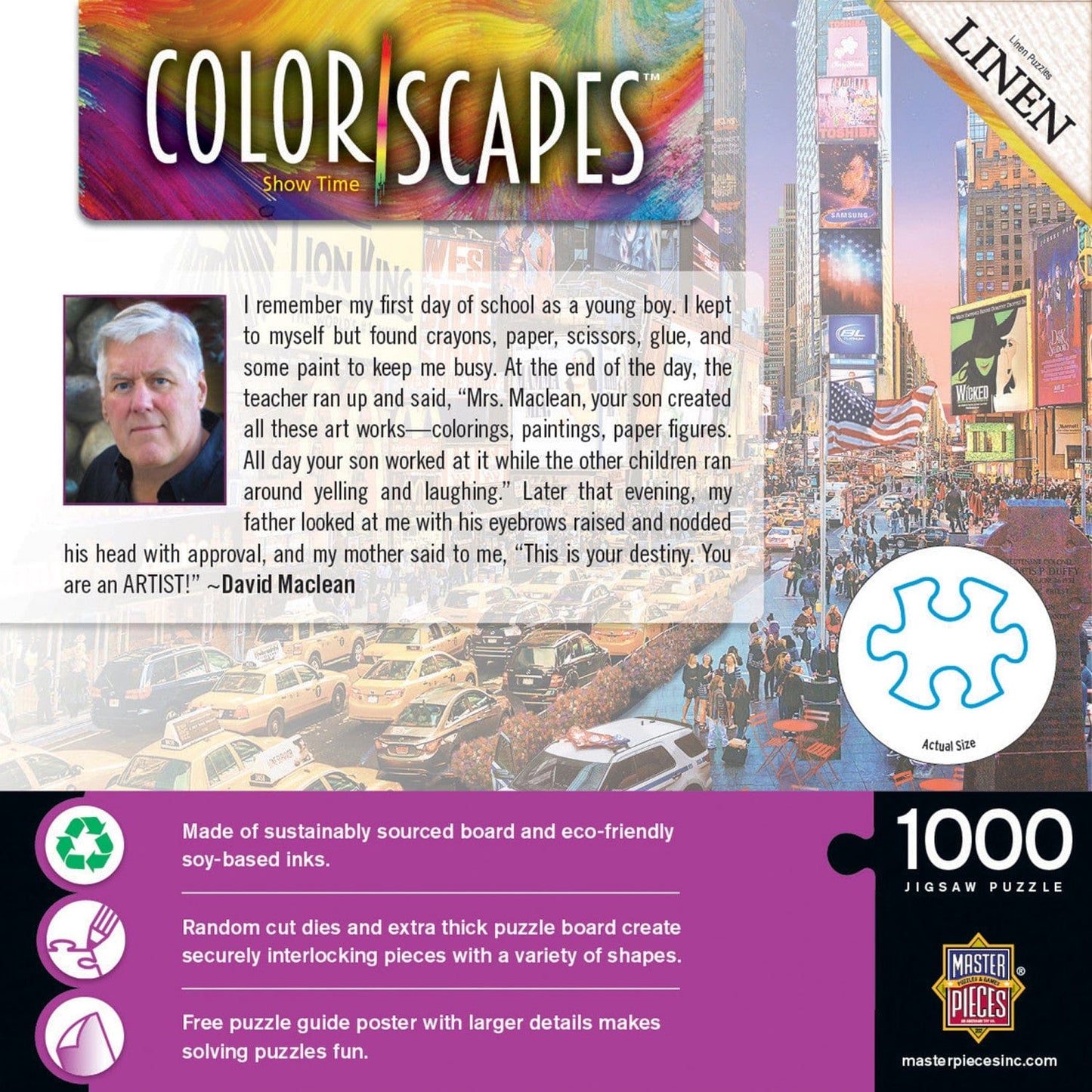 Colorscapes - Show Time 1000 Piece Jigsaw Puzzle - Out of Play