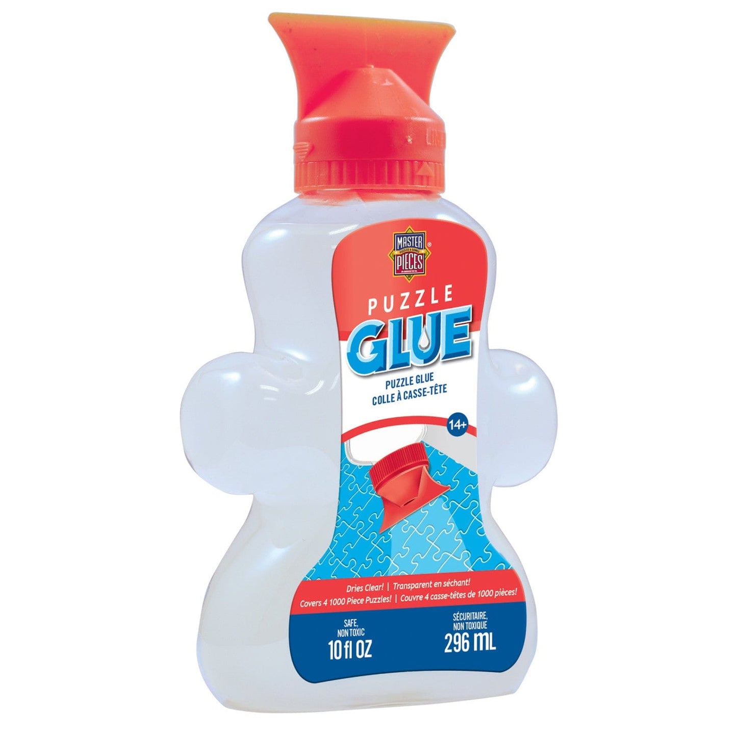 Jigsaw Puzzle Glue Shaped Bottle - 10 oz - Out of Play