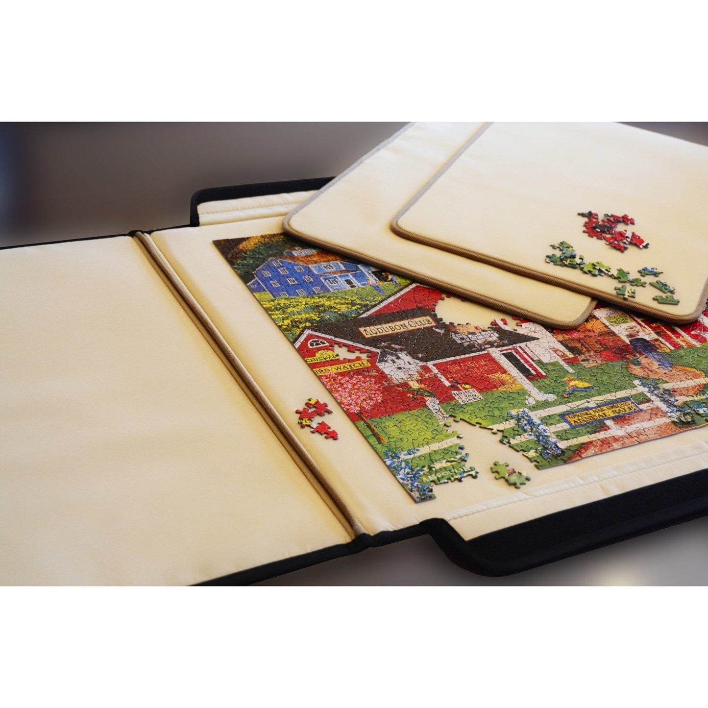 Folding Travel Puzzle Table Mat - 23"x32" - Out of Play