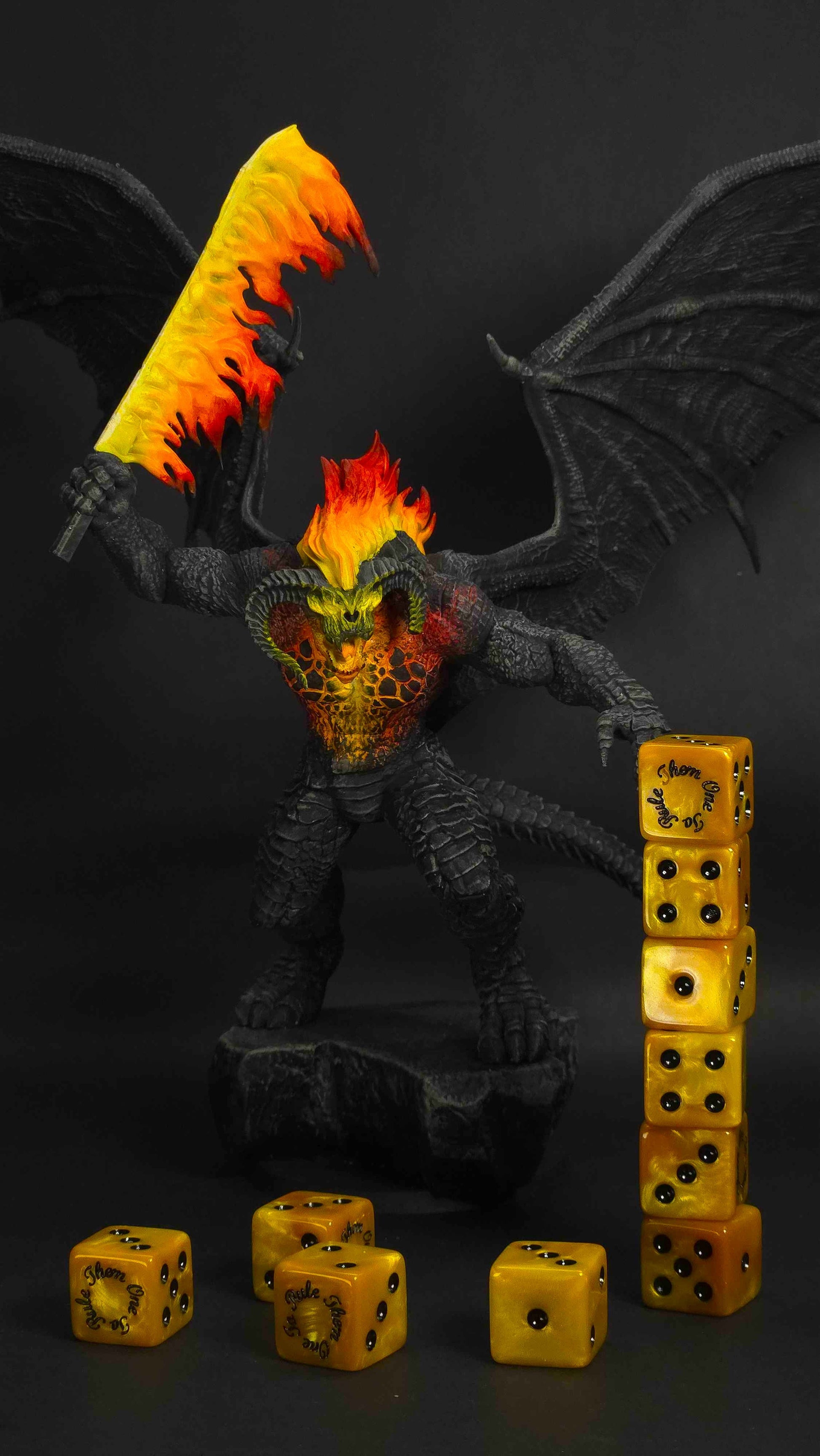 Gold Ring Dice - Out of Play