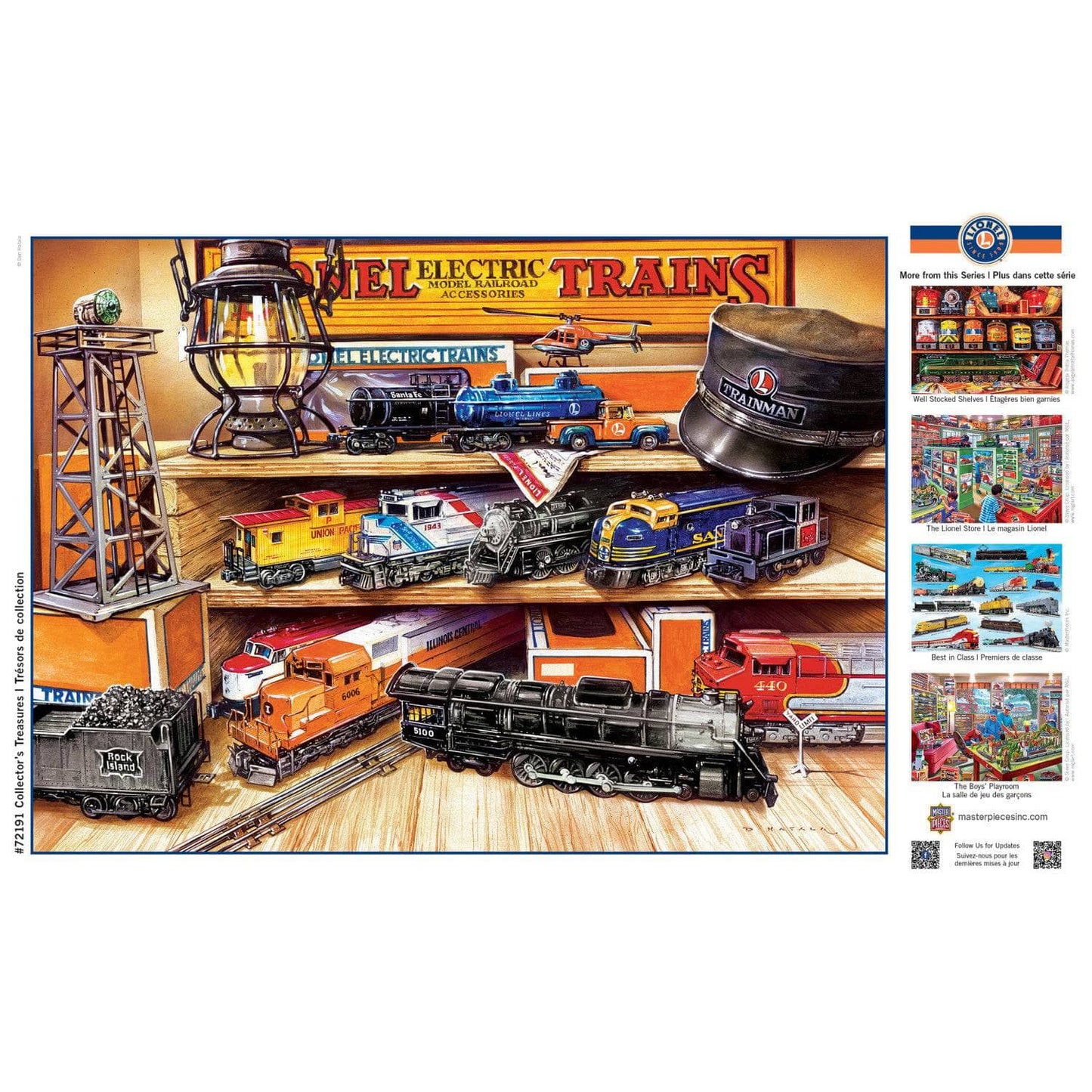 Lionel Trains - Collector's Treasures 1000 Piece Jigsaw Puzzle - Out of Play