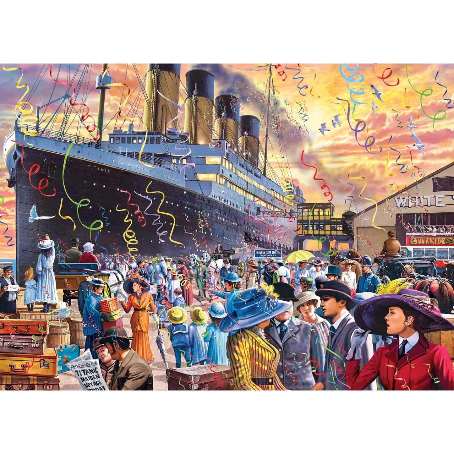 Titanic - Underway 1000 Piece Jigsaw Puzzle - Out of Play