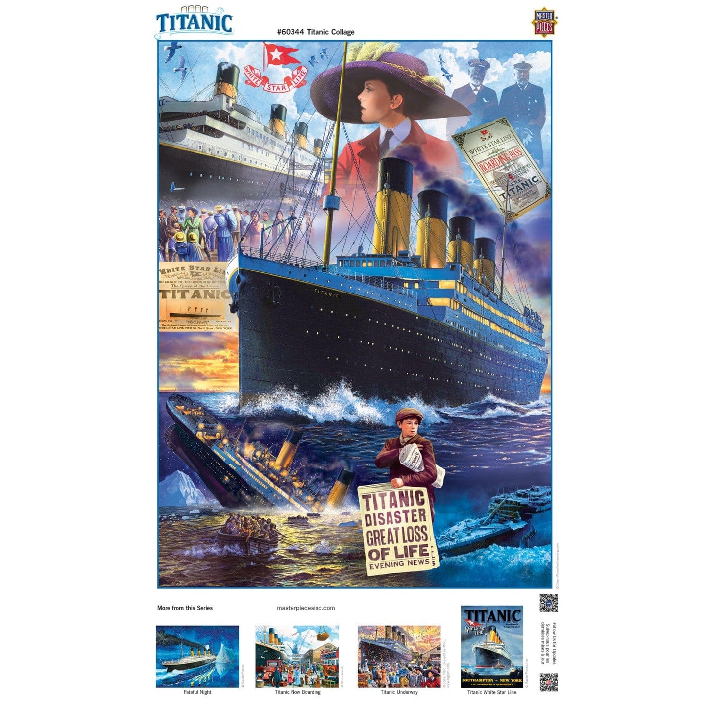 Titanic Collage - 1000 Piece Jigsaw Puzzle - Out of Play