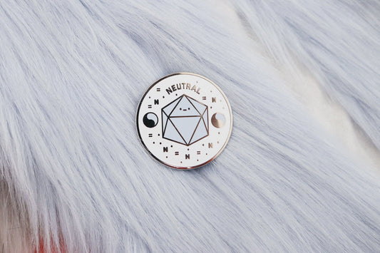 True Neutral Hard Enamel Pin