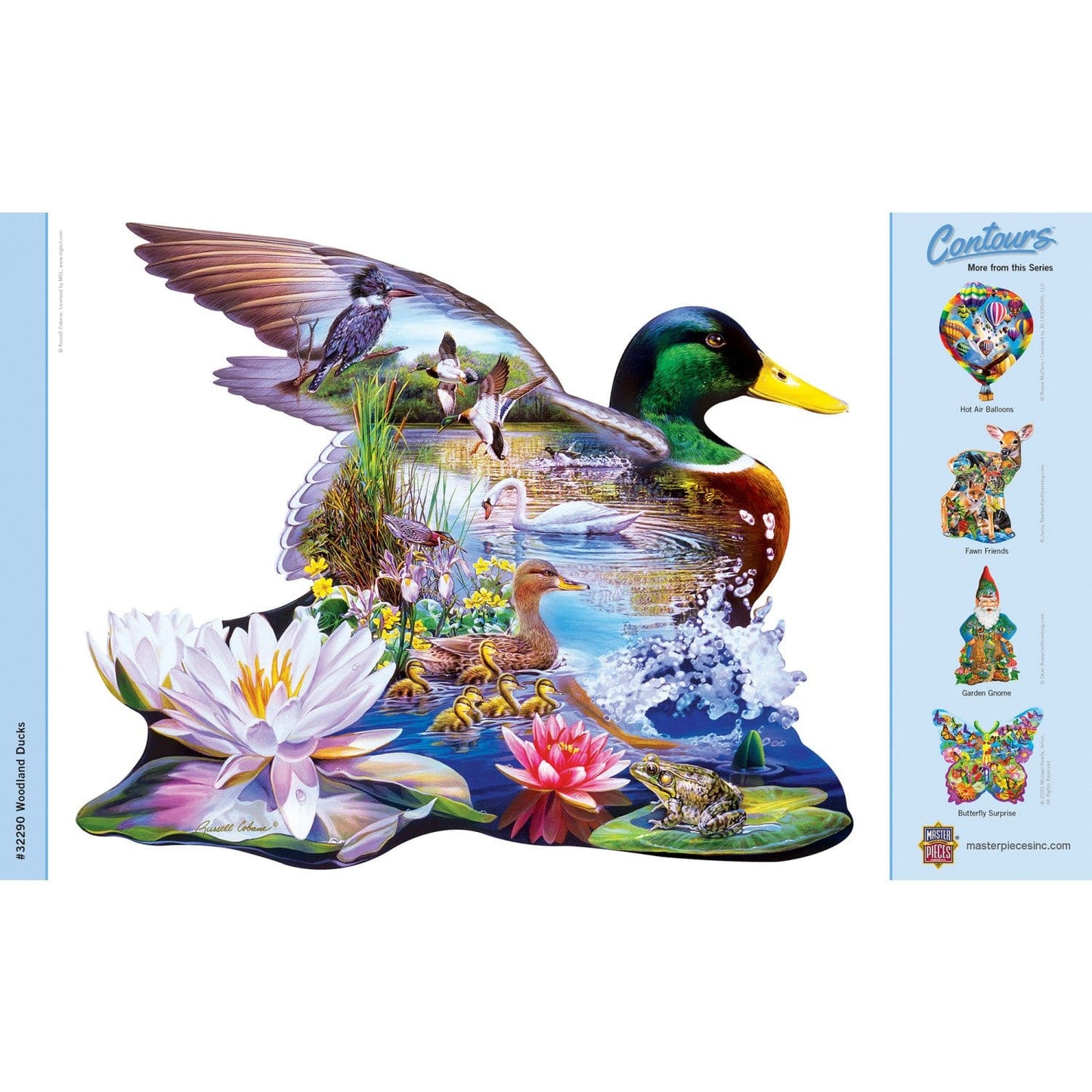 Shapes - Woodland Ducks 500 Piece Jigsaw Puzzle - Out of Play