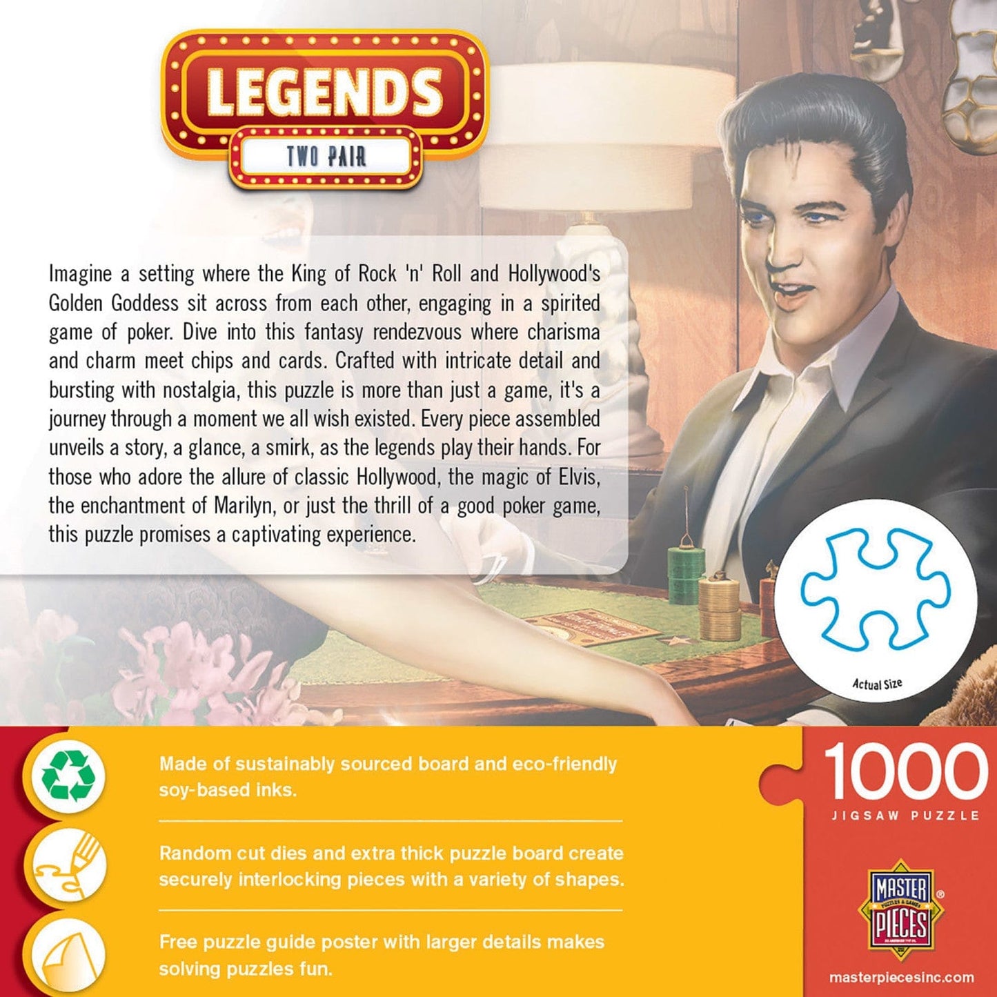 Legends - Two Pair 1000 Piece Jigsaw Puzzle - Out of Play