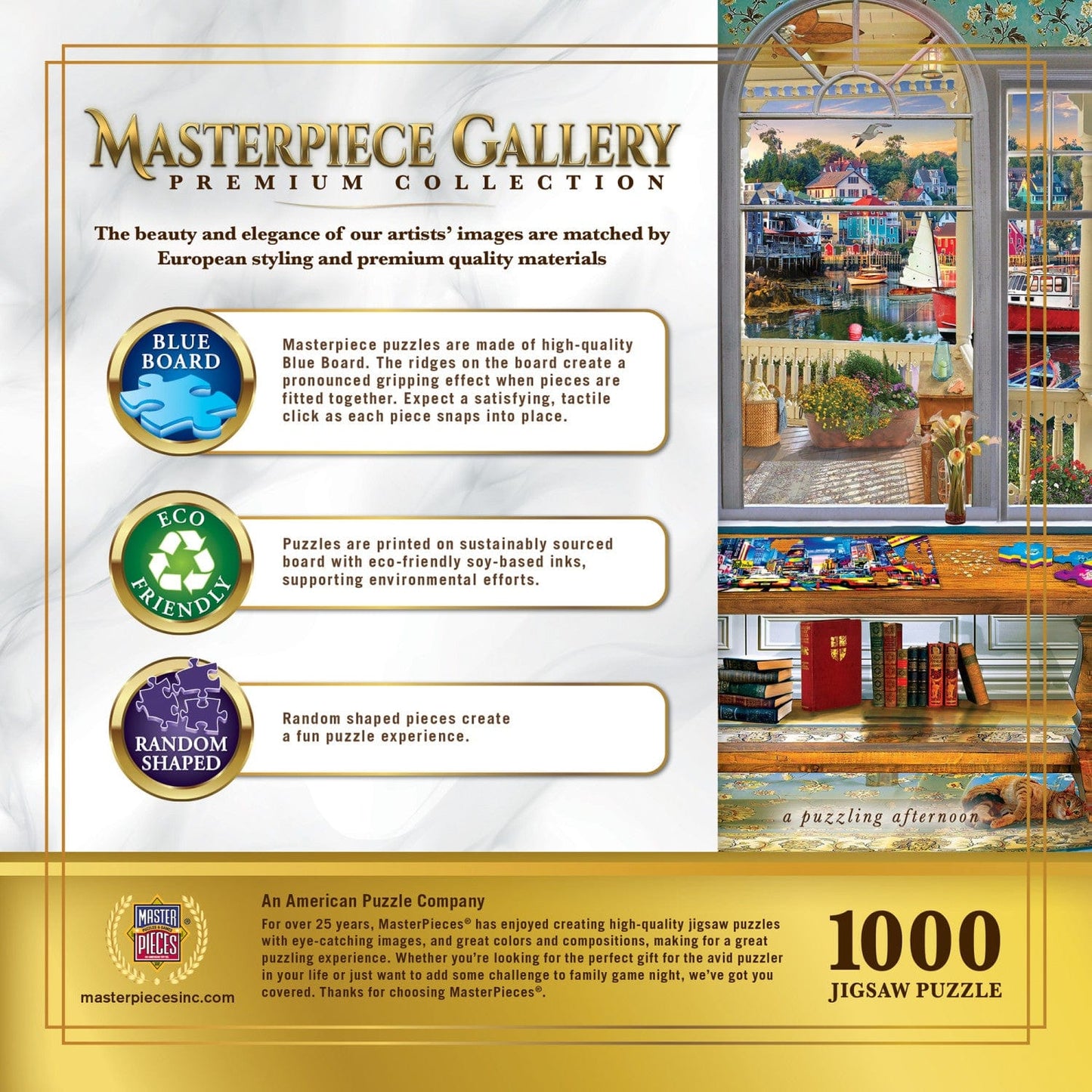 Masterpiece Gallery - A Puzzling Afternoon 1000 Piece Jigsaw Puzzle - Out of Play