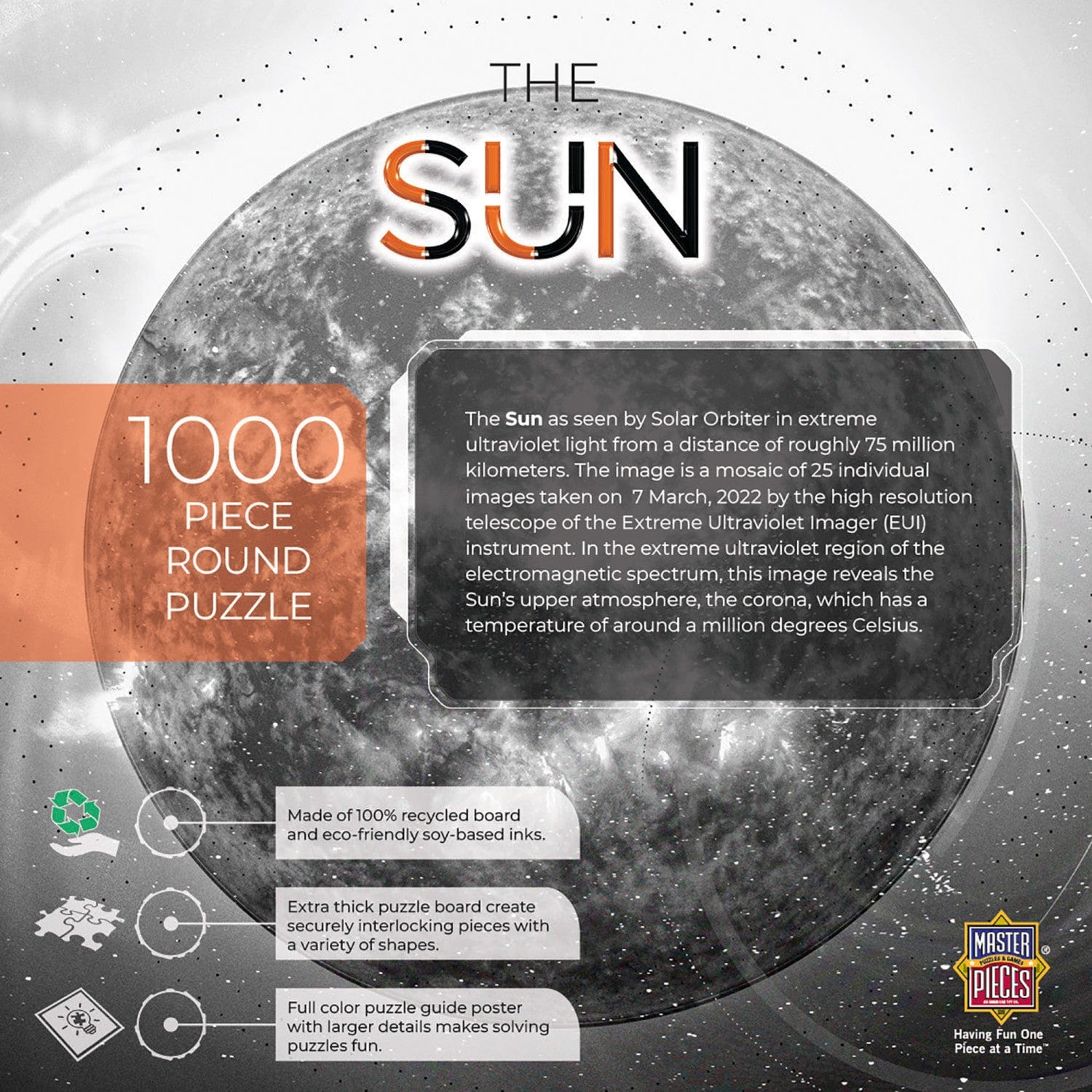 The Sun - 1000 Piece Round Jigsaw Puzzle - Out of Play