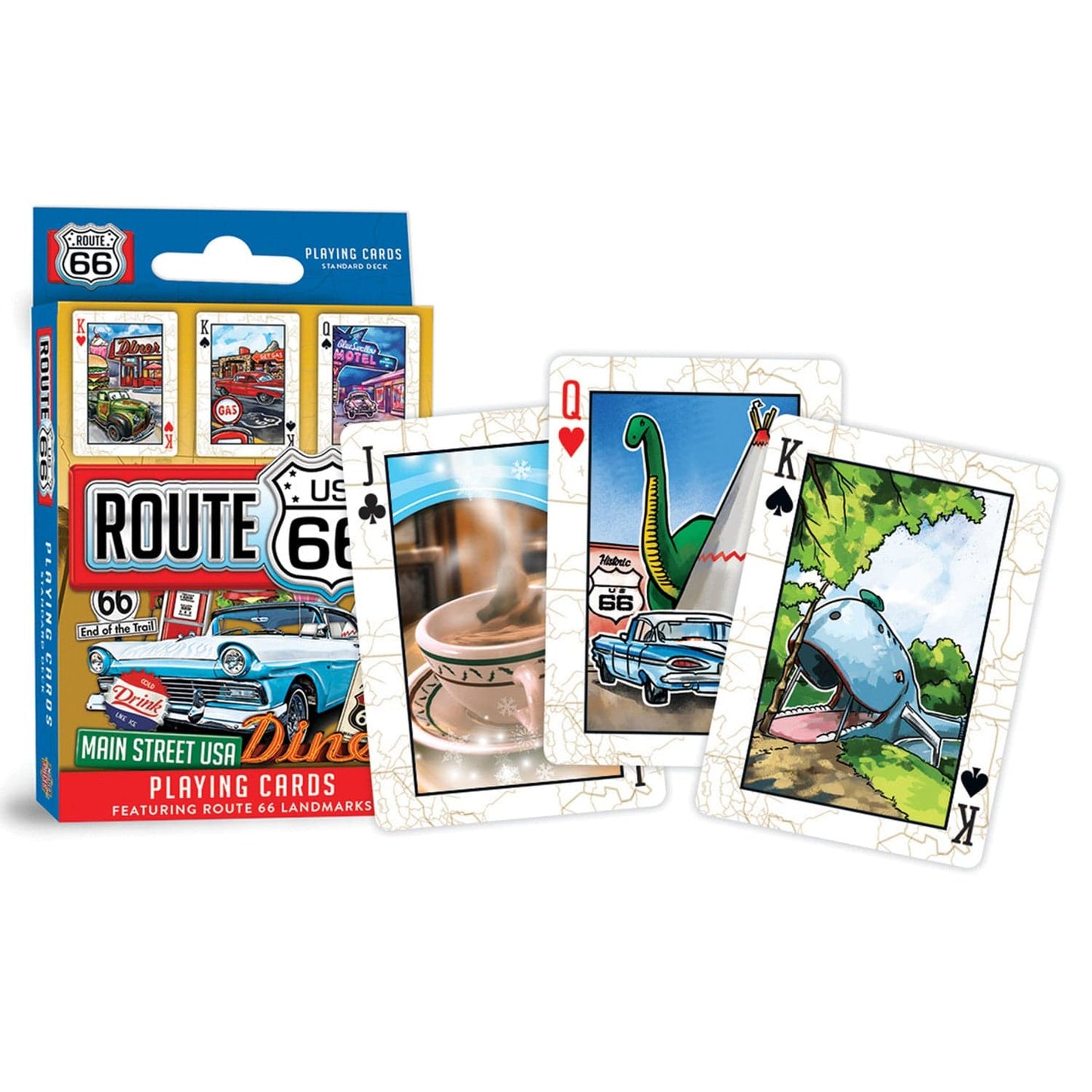 Route 66 Playing Cards - 54 Card Deck - Out of Play