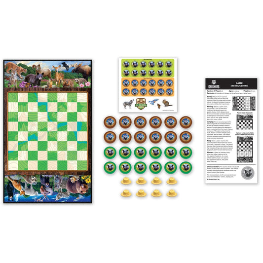 Jr. Ranger Checkers Board Game - Out of Play