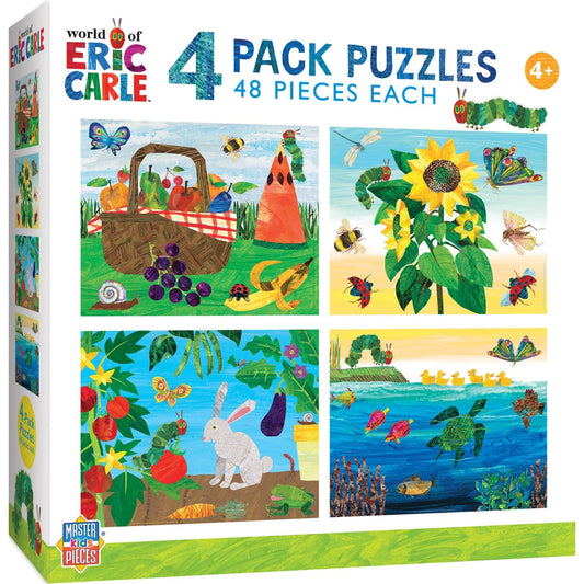 World of Eric Carle 100 Piece Jigsaw Puzzles 4-Pack - Out of Play