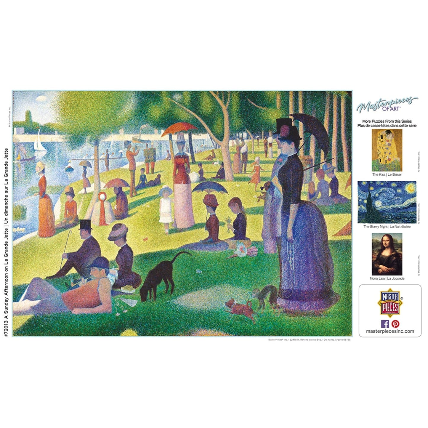 MasterPieces of Art - A Sunday on La Grande Jatte 1000 Piece Jigsaw Puzzle - Out of Play