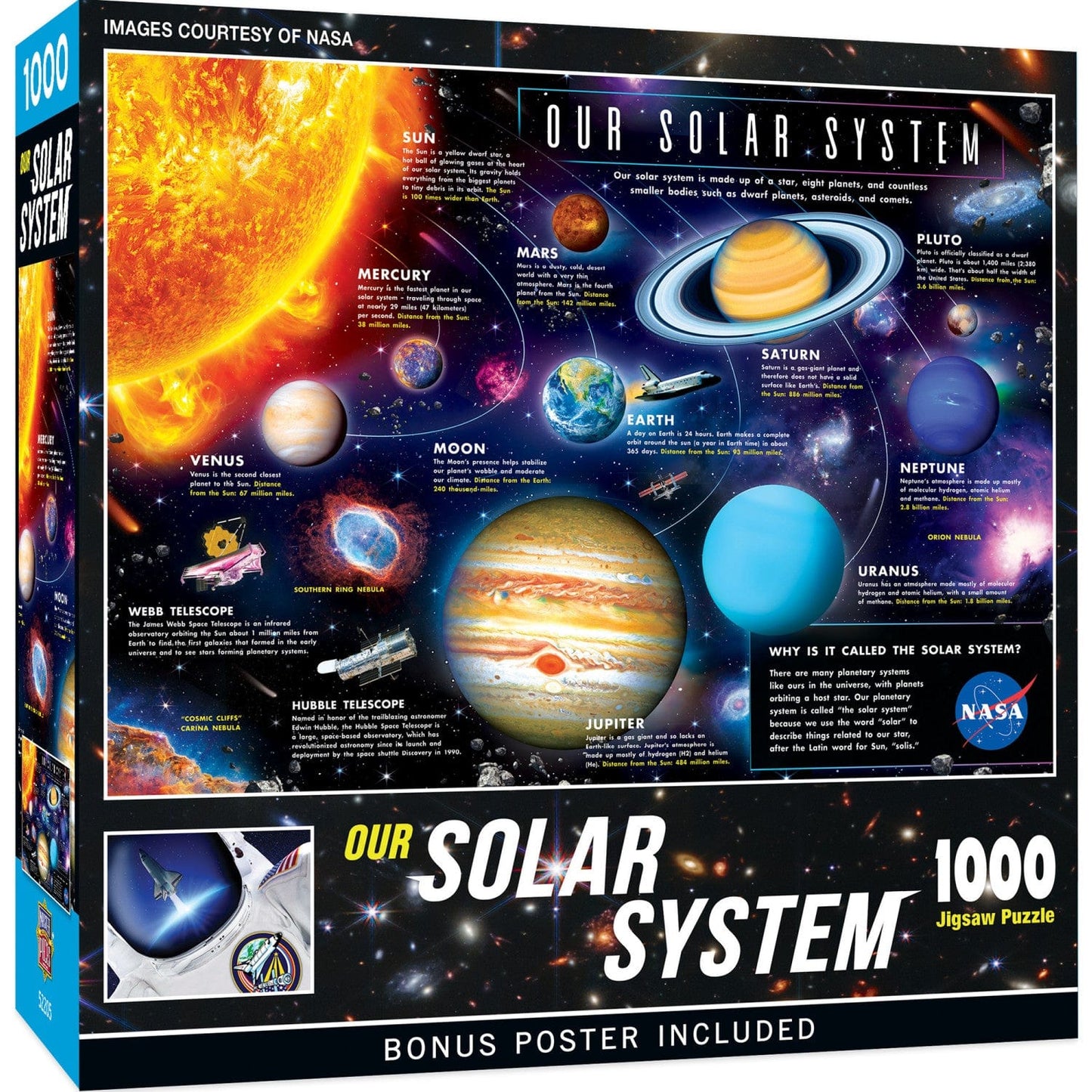 Our Solar System - 1000 Piece Jigsaw Puzzle - Out of Play