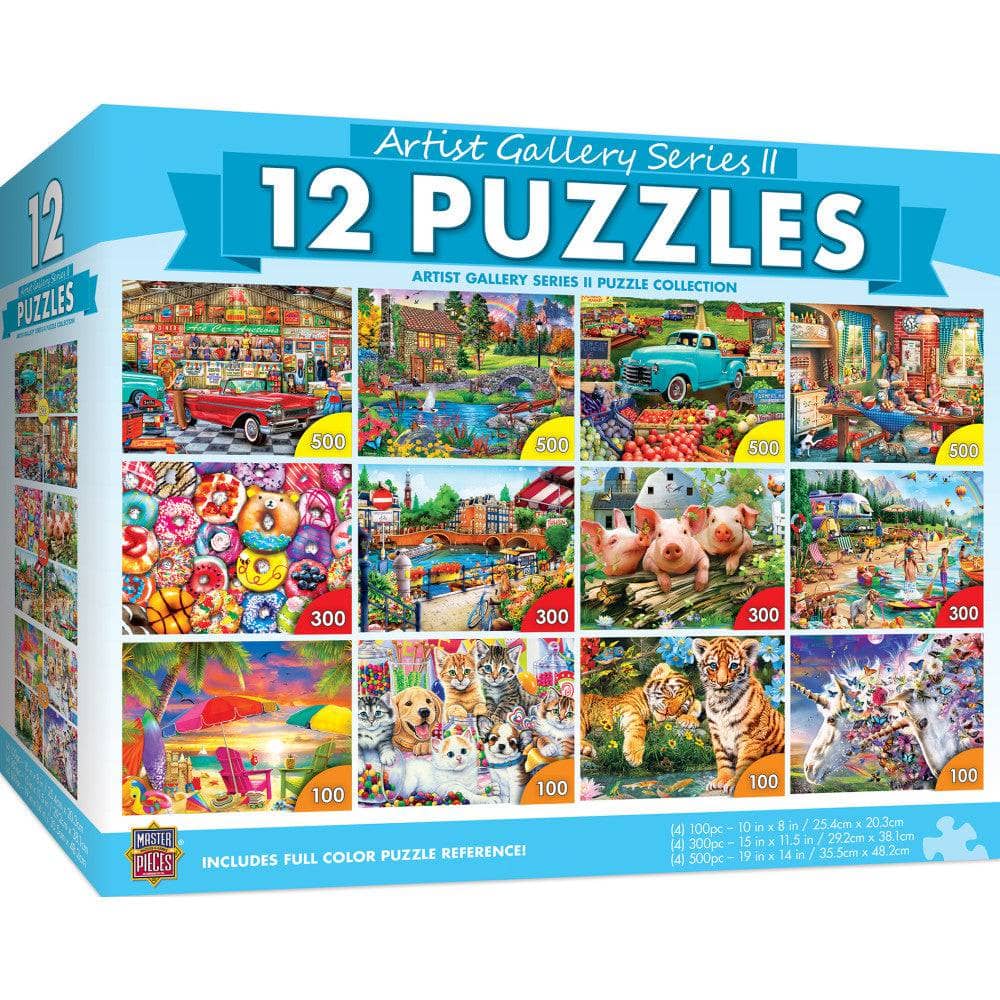 Artist Gallery Jigsaw Puzzle Collection Series 2 - 12 Pack - Out of Play