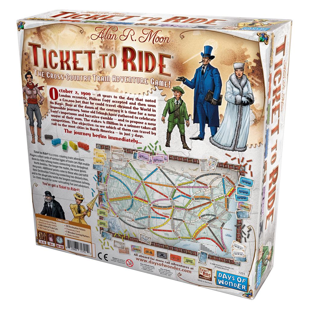 Ticket to Ride - Board Game - Out of Play
