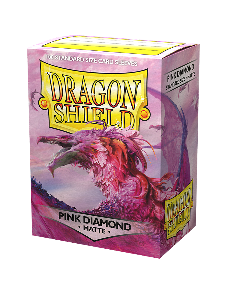 Dragon Shield Matte Sleeve - Pink Diamond 100ct PunkOuter Games