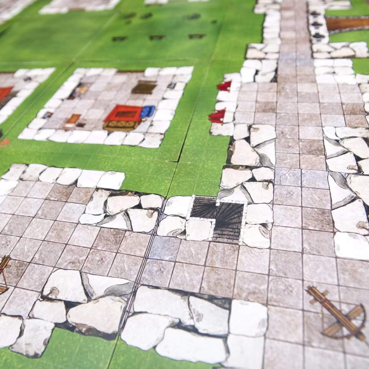 Modular Fortification Castle Tiles - Out of Play