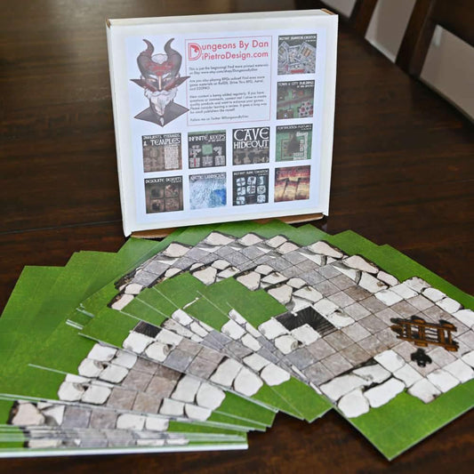 Modular Fortification Castle Tiles - Out of Play