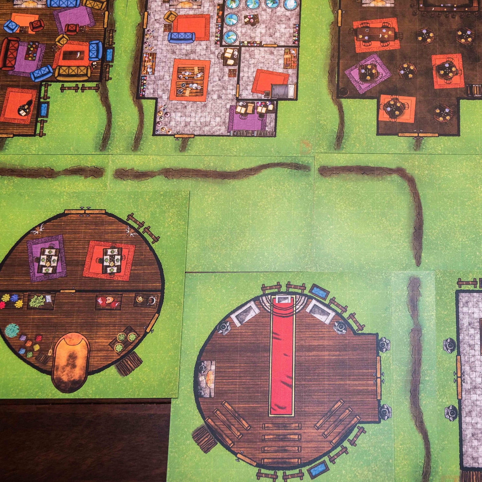 Town And City Building Tiles - Out of Play