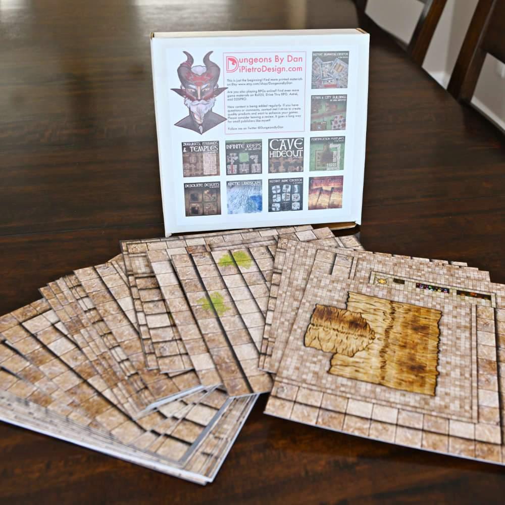 Ziggurats, Pyramids, And Temples Dungeon Tiles - Out of Play