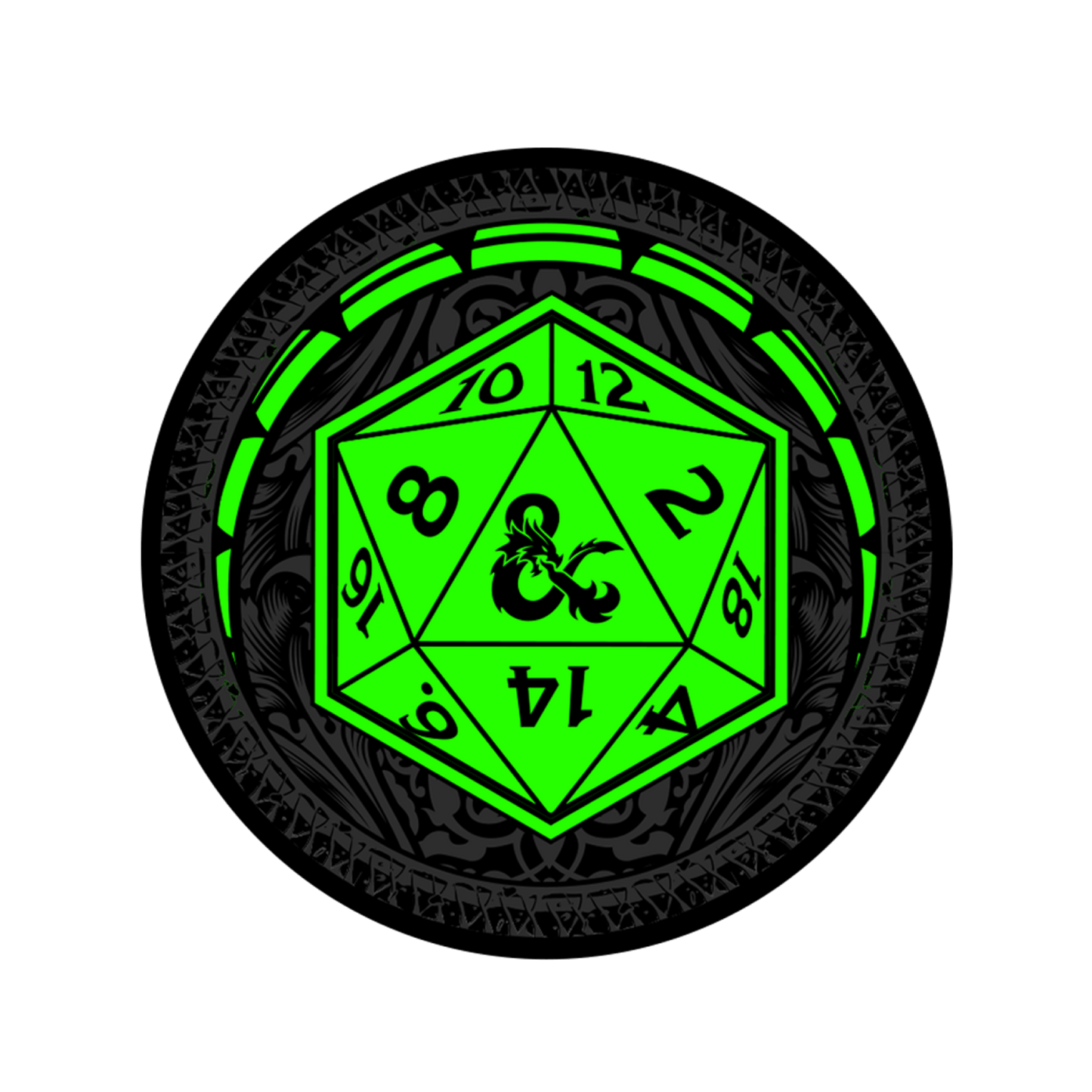 Dungeons & Dragons - D20 GLOW EDITION Pinfinity - Augmented Reality Collectible Pins