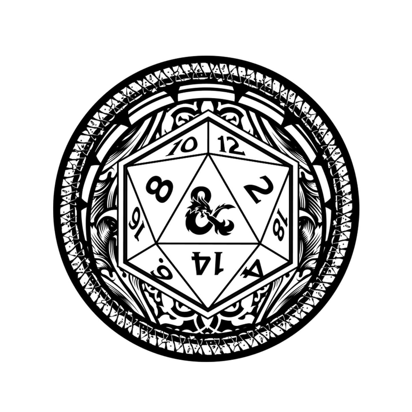 Dungeons & Dragons - D20 GLOW EDITION Pinfinity - Augmented Reality Collectible Pins