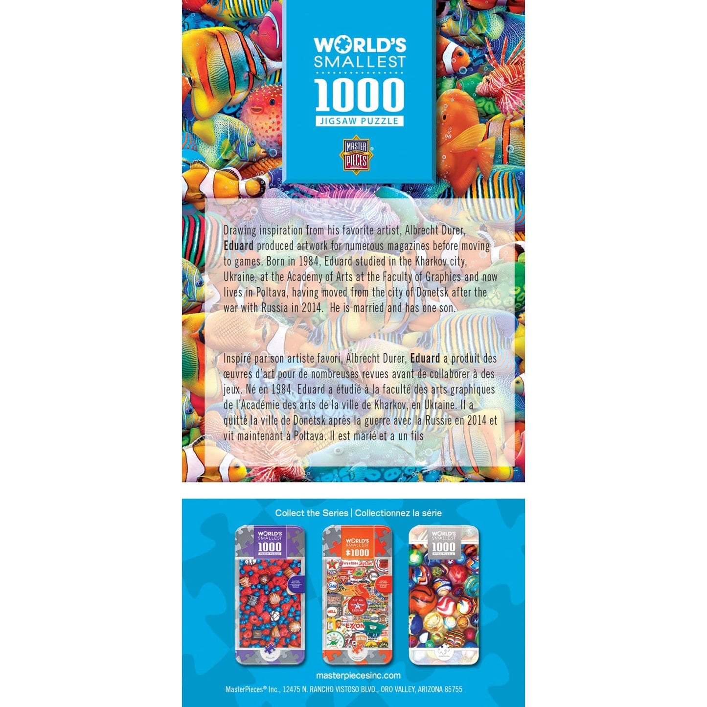 World's Smallest - Rainbow Flow 1000 Piece Jigsaw Puzzle - Out of Play