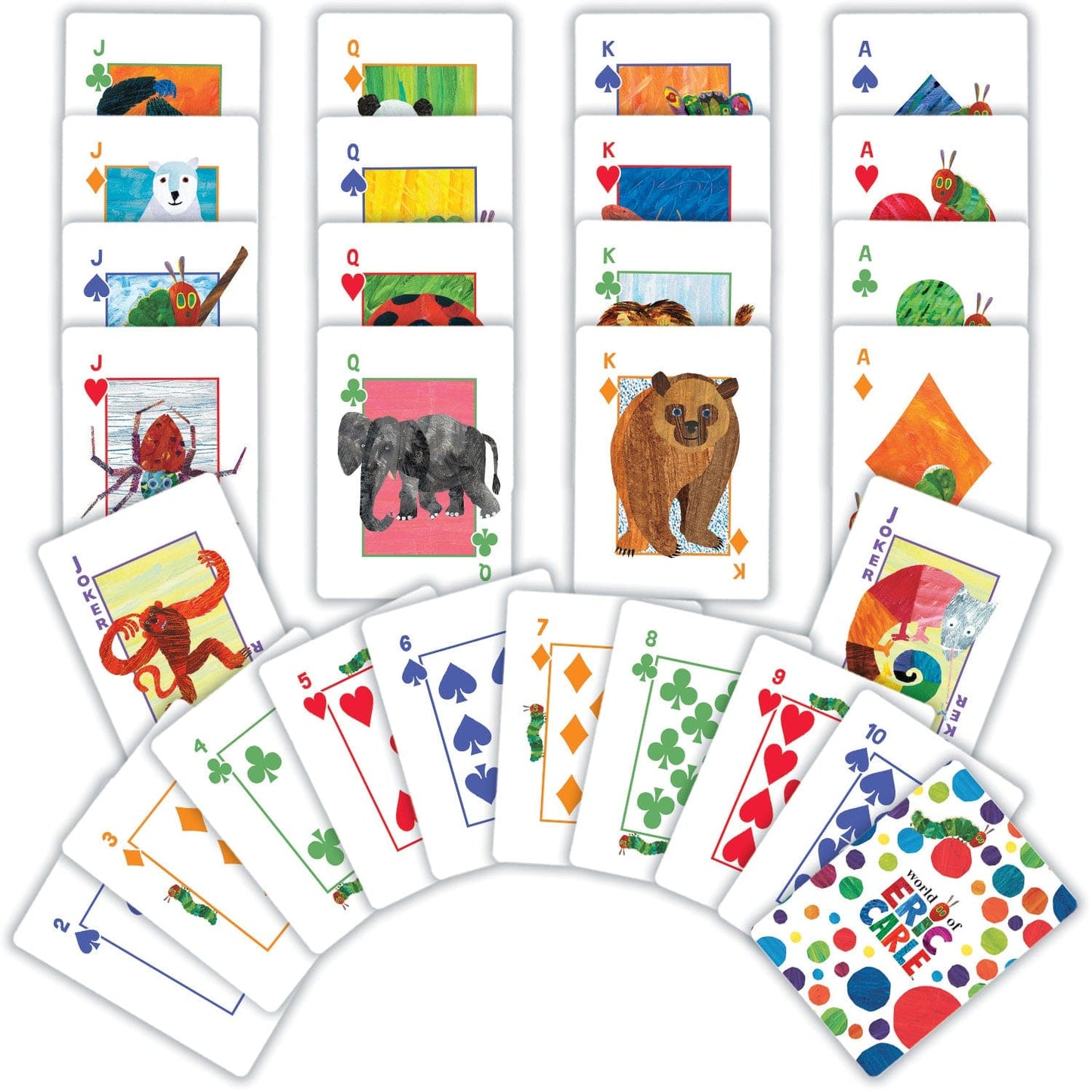 World of Eric Carle Jumbo Travel Playing Cards - Out of Play