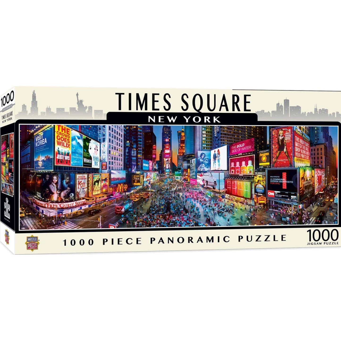 Times Square, New York 1000 Piece Panoramic Jigsaw Puzzle - Out of Play