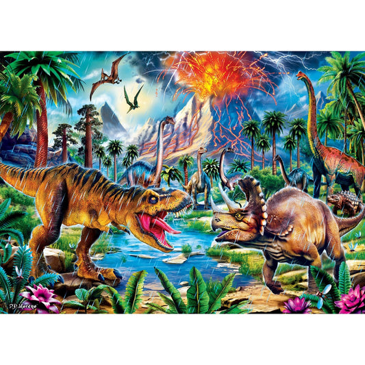 Glow in the Dark - Dinosaurs 1000 Piece Jigsaw Puzzle - Out of Play