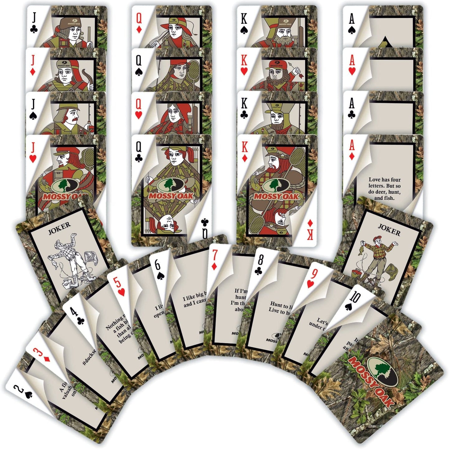 Mossy Oak Playing Cards - 54 Card Deck - Out of Play