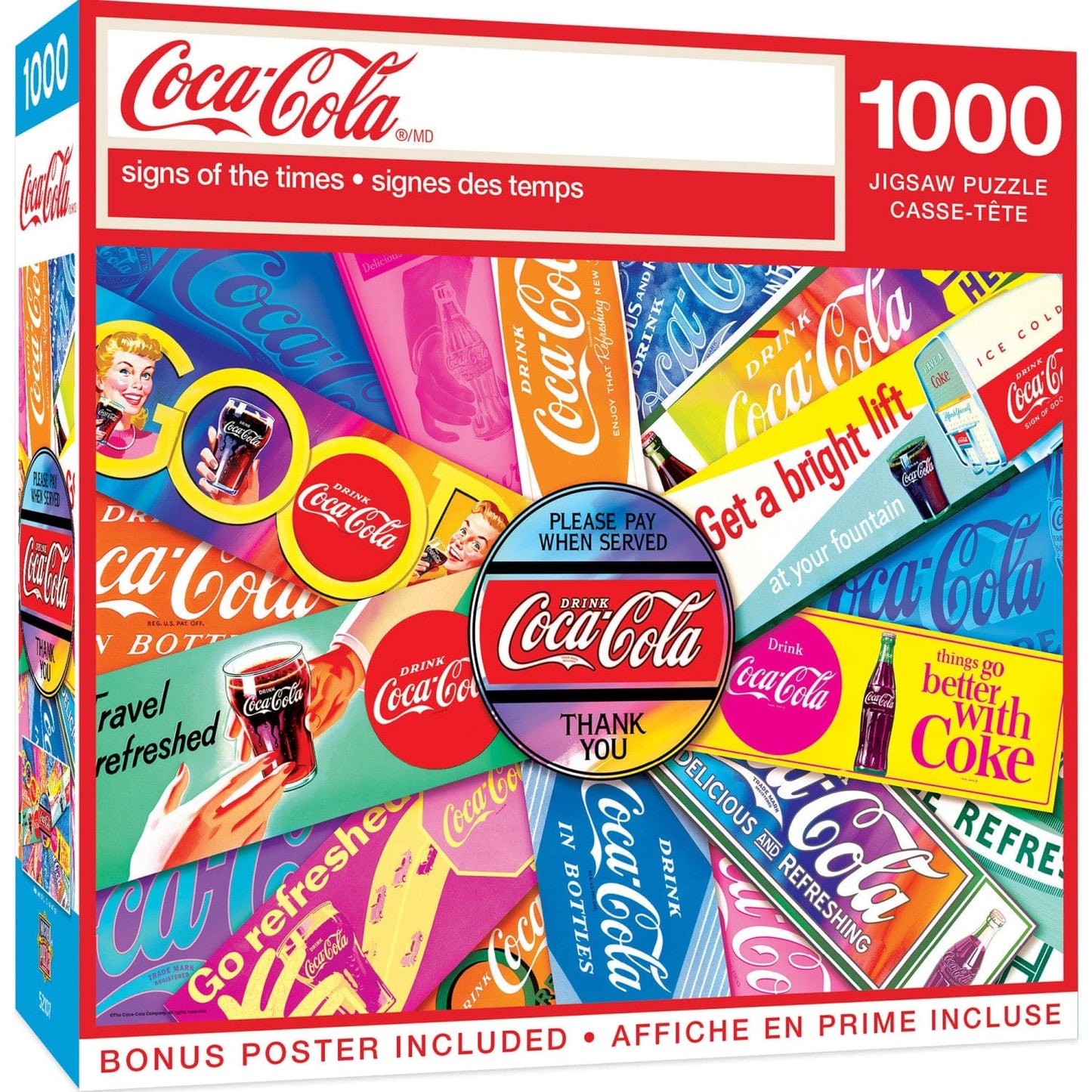 Coca-Cola - Signs of the Times 1000 Piece Jigsaw Puzzle - Out of Play