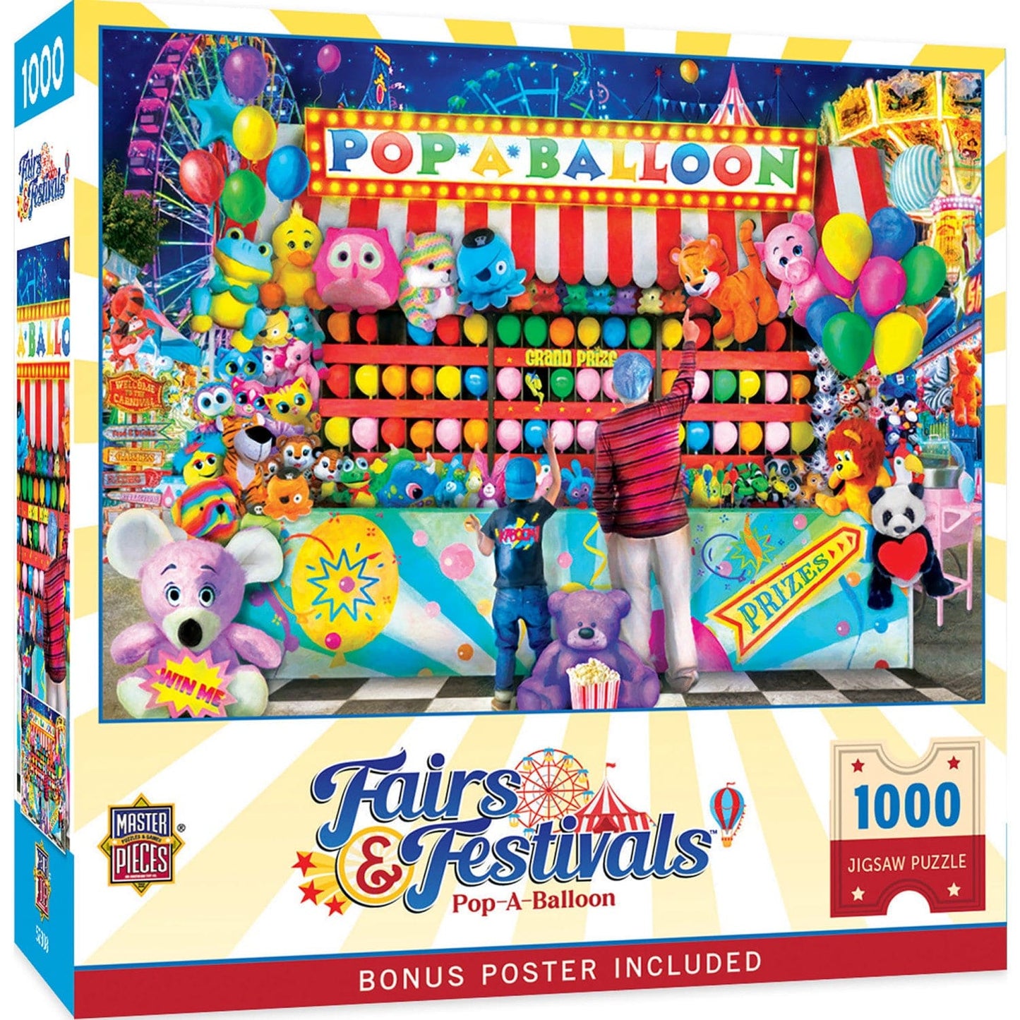 Fairs & Festivals - Pop-A-Balloon 1000 Piece Jigsaw Puzzle - Out of Play