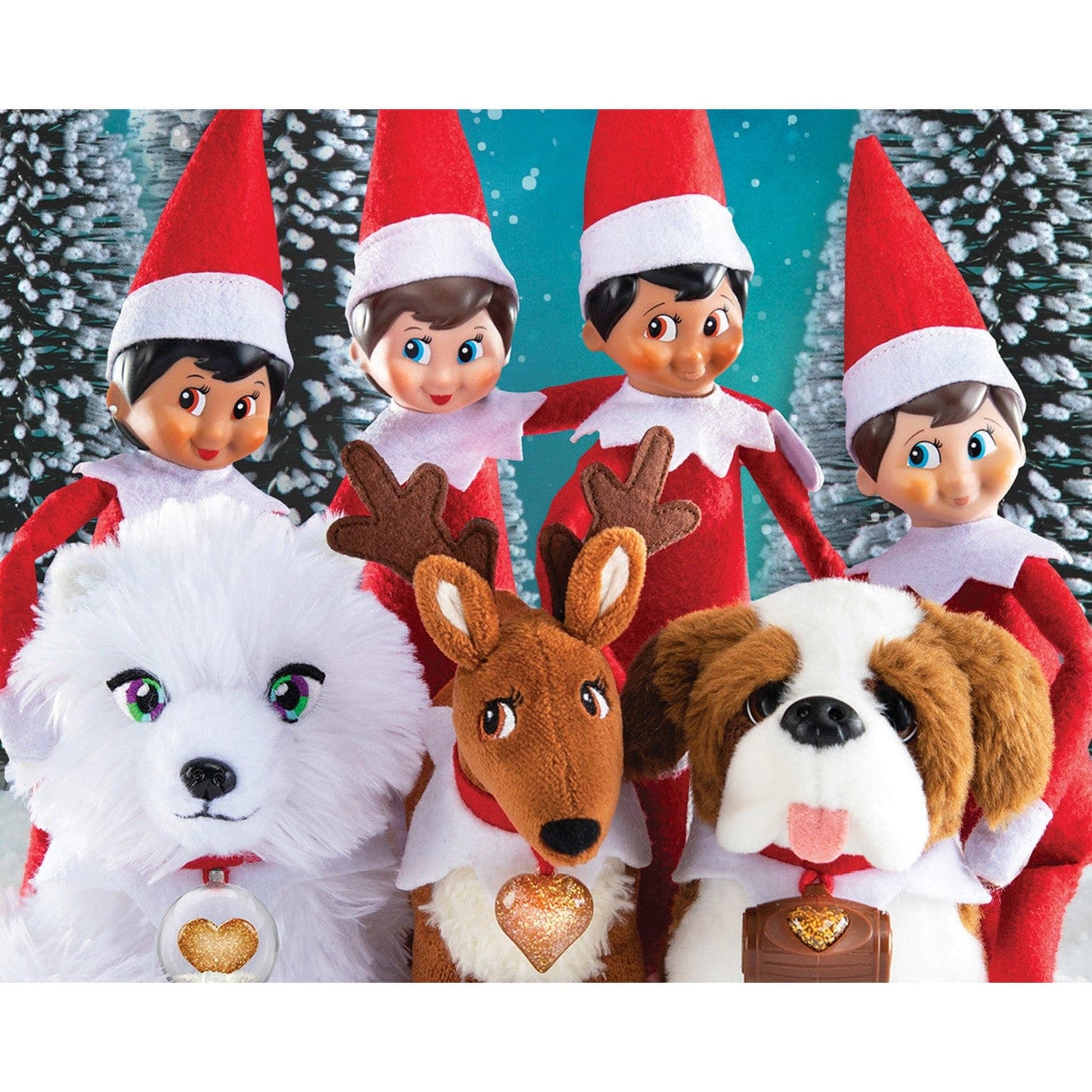 Elf on the Shelf 4-Pack 100 Piece Jigsaw Puzzles - V1 - Out of Play