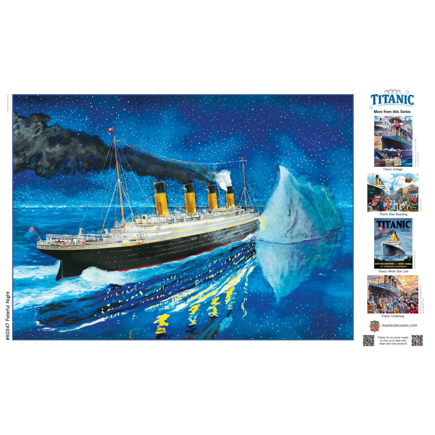 Titanic - Fateful Night 1000 Piece Jigsaw Puzzle - Out of Play