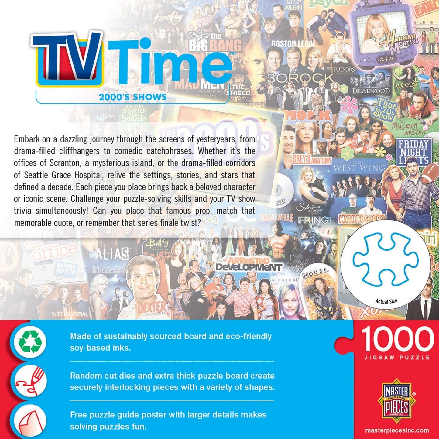 TV Time - 2000's Shows 1000 Piece Jigsaw Puzzle - Out of Play