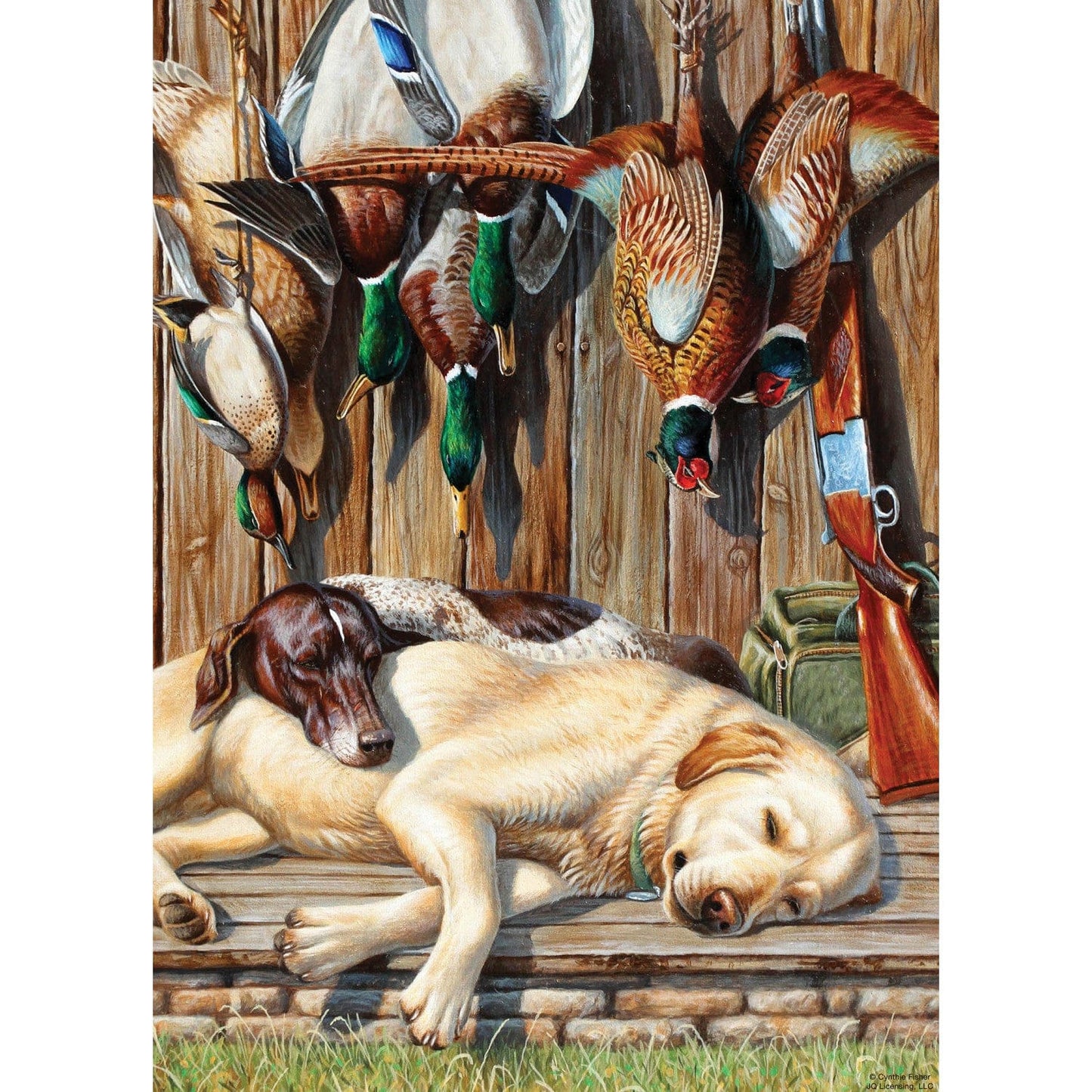 Realtree - All Tuckered Out 1000 Piece Jigsaw Puzzle - Out of Play