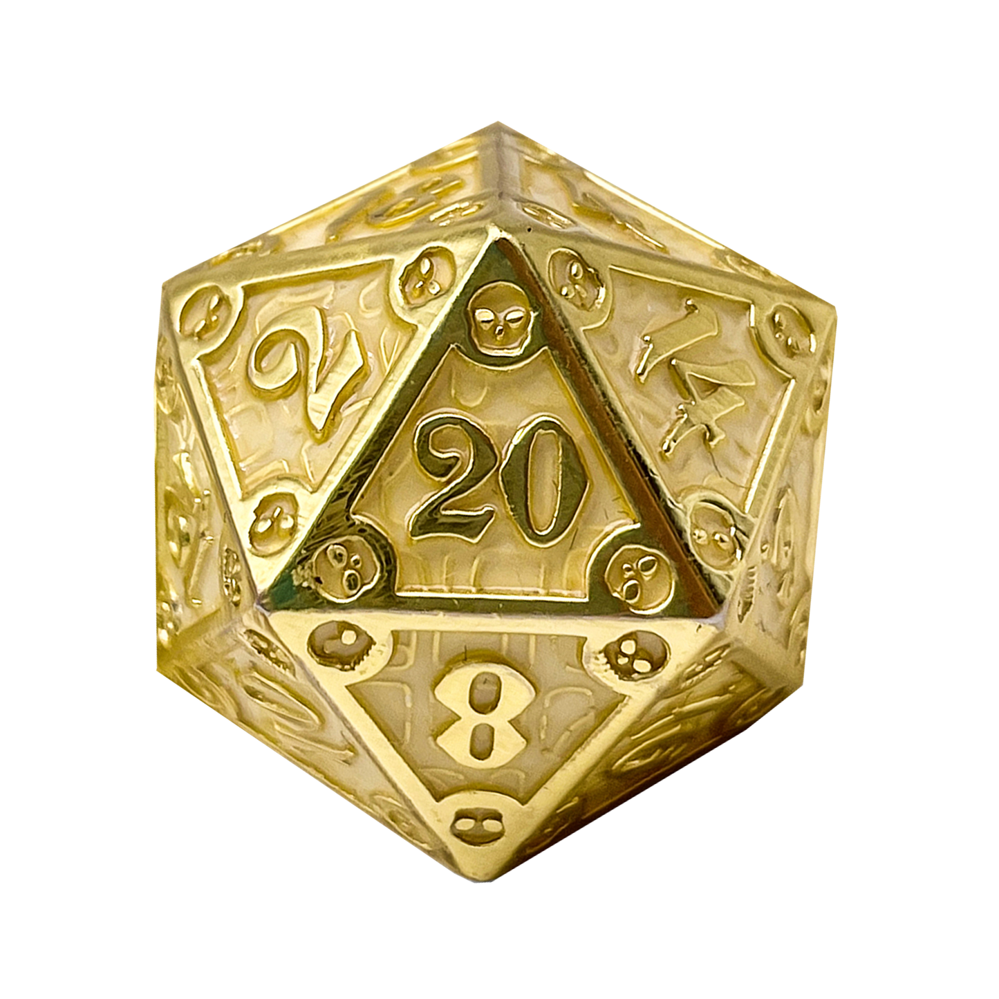 Dungeon Delve Runestones™ - 25mm D20 - Enchanted Parchment - Out of Play